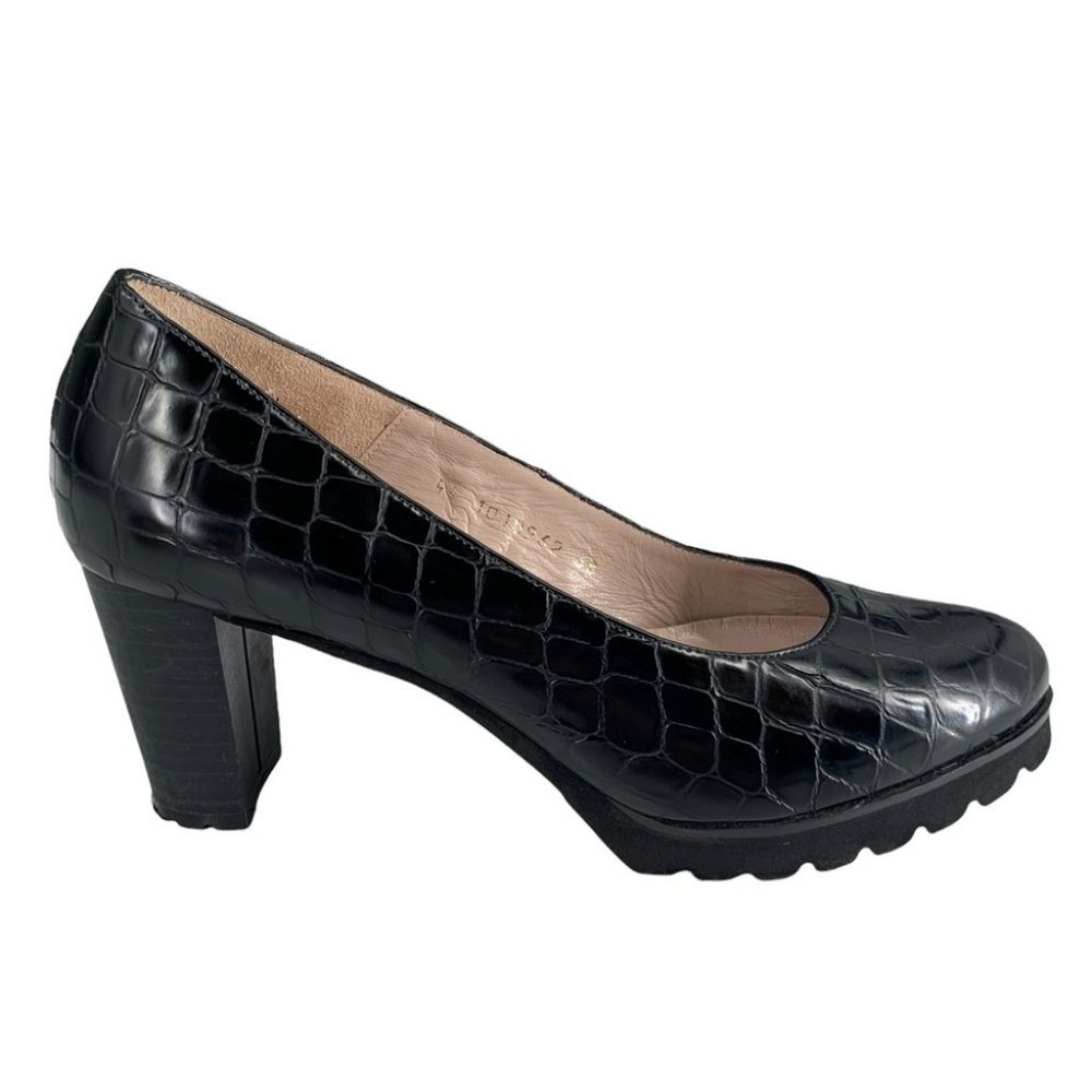 Gadea Leather Platform Heels Made in Spain